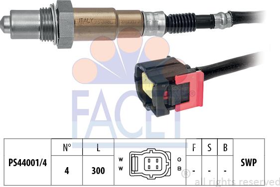 FACET 10.8175 - Лямбда-зонд, датчик кислорода www.autospares.lv