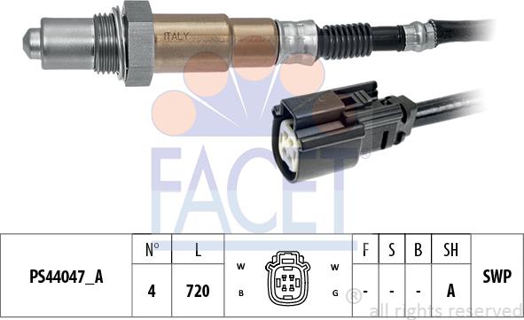 FACET 10.8364 - Lambda zonde www.autospares.lv