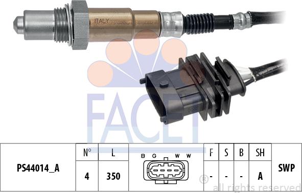 FACET 10.8305 - Lambda zonde www.autospares.lv