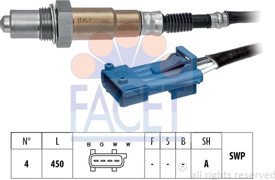 FACET 10.8302 - Lambda zonde autospares.lv