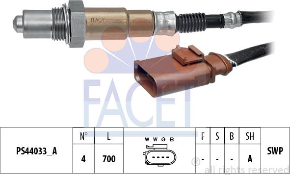 FACET 10.8313 - Lambda Sensor www.autospares.lv