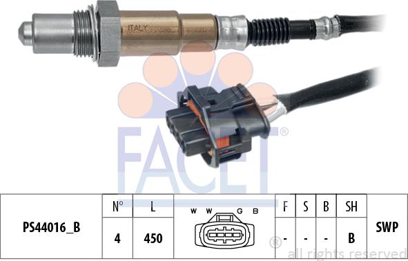 FACET 10.8384 - Lambda zonde autospares.lv