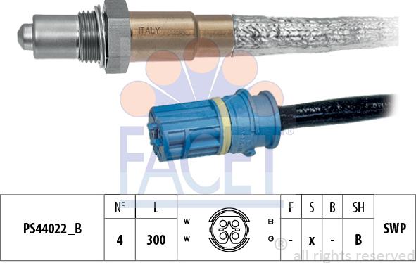 FACET 10.8383 - Lambda zonde autospares.lv