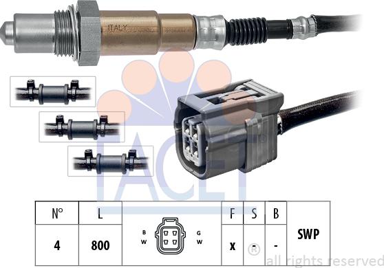 FACET 10.8382 - Lambda zonde www.autospares.lv