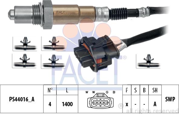 FACET 10.8370 - Лямбда-зонд, датчик кислорода www.autospares.lv