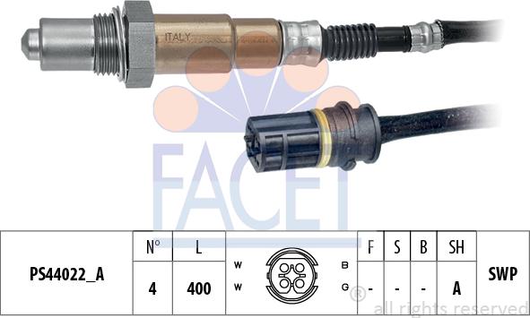 FACET 10.8290 - Lambda Sensor www.autospares.lv