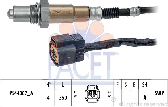 FACET 10.8291 - Lambda zonde autospares.lv