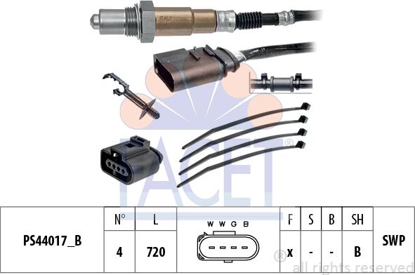 FACET 10.8248 - Lambda zonde www.autospares.lv