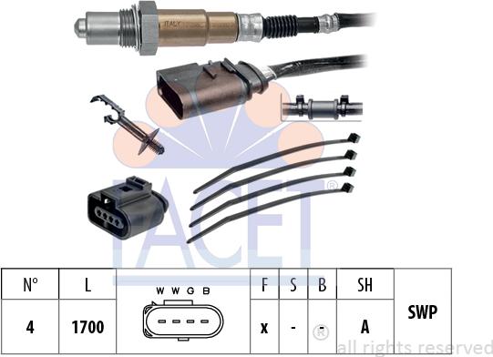 FACET 10.8251 - Lambda zonde autospares.lv