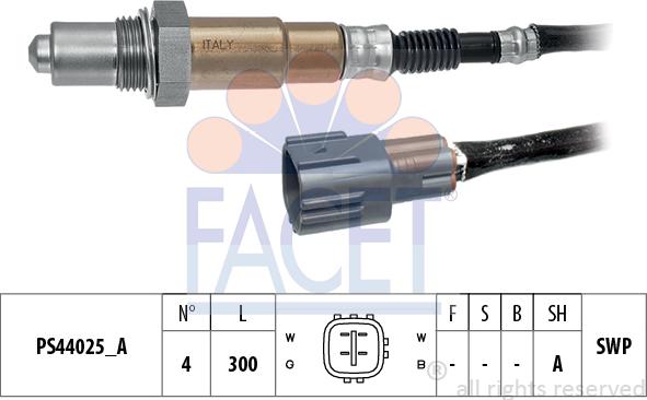 FACET 10.8269 - Lambda zonde autospares.lv