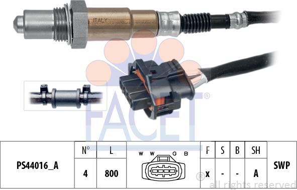 FACET 10.8263 - Lambda zonde autospares.lv