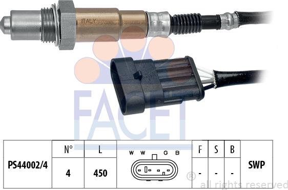 FACET 10.7945 - Lambda zonde www.autospares.lv