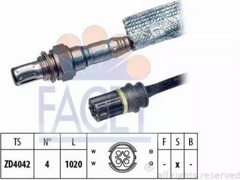 FACET 10.7957 - Lambda zonde autospares.lv