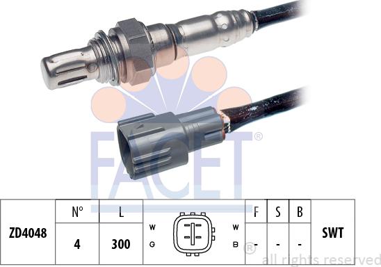 FACET 10.7961 - Lambda zonde www.autospares.lv