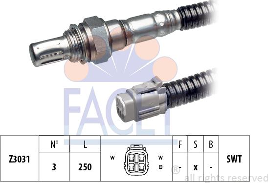 FACET 10.7909 - Lambda zonde www.autospares.lv