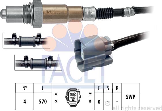 FACET 10.7492 - Lambda zonde www.autospares.lv