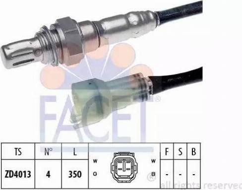 FACET 10.7486 - Lambda Sensor www.autospares.lv