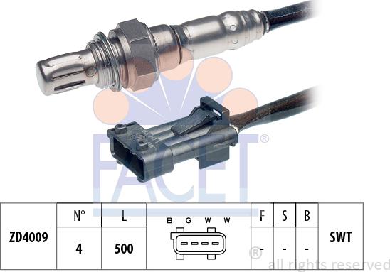 FACET 10.7432 - Lambda zonde autospares.lv