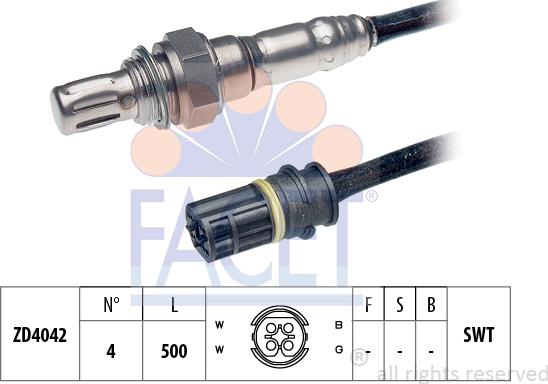 FACET 10.7422 - Lambda Sensor www.autospares.lv