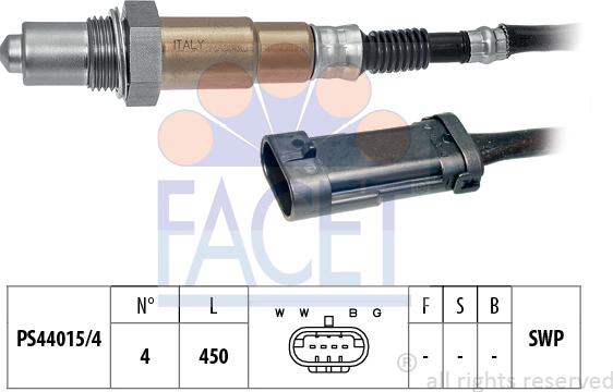 FACET 10.7594 - Lambda zonde www.autospares.lv