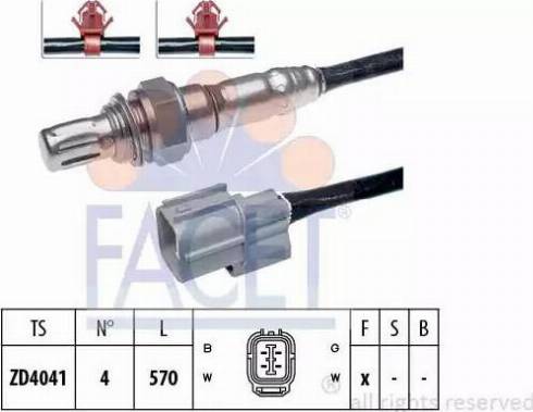 FACET 10.7573 - Lambda Sensor www.autospares.lv