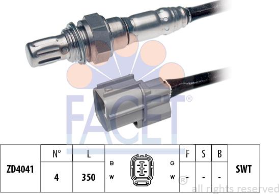 FACET 10.7572 - Lambda zonde www.autospares.lv