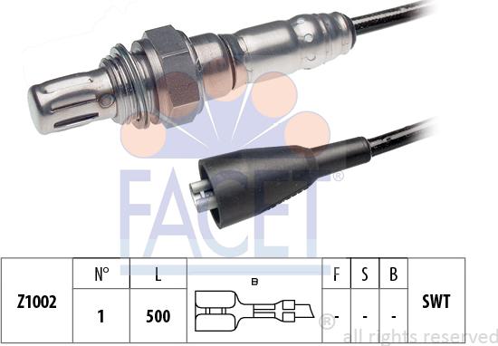 FACET 10.7047 - Lambda zonde www.autospares.lv