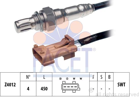 FACET 10.7059 - Lambda zonde www.autospares.lv