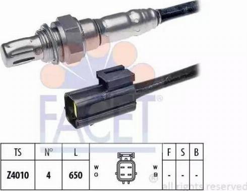 FACET 10.7057 - Lambda zonde www.autospares.lv