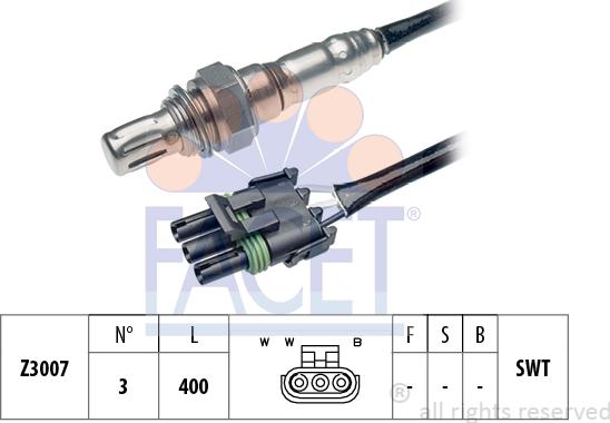 FACET 10.7060 - Lambda zonde www.autospares.lv