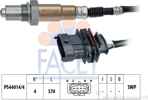 FACET 10.7089 - Lambda zonde www.autospares.lv