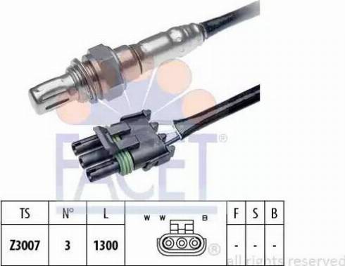 FACET 10.7076 - Lambda zonde autospares.lv