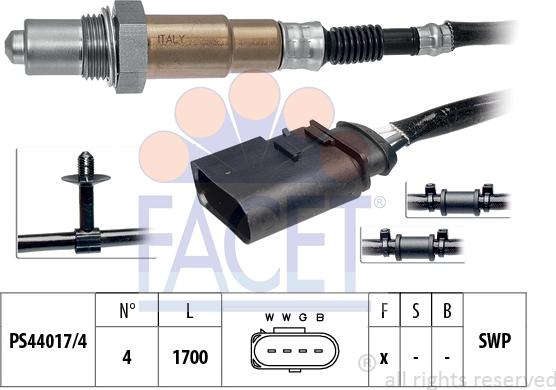 FACET 10.7165 - Lambda zonde www.autospares.lv