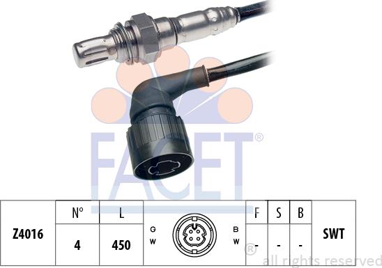 FACET 10.7101 - Lambda zonde www.autospares.lv