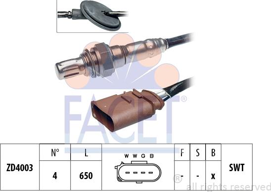 FACET 10.7178 - Lambda zonde www.autospares.lv