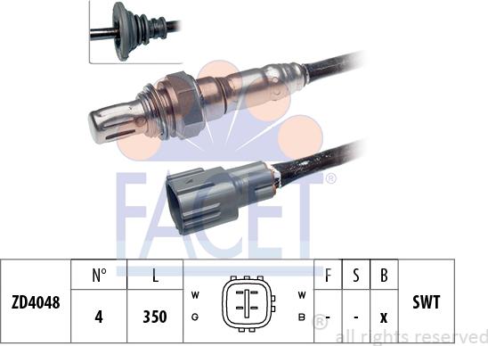 FACET 10.7847 - Lambda zonde www.autospares.lv