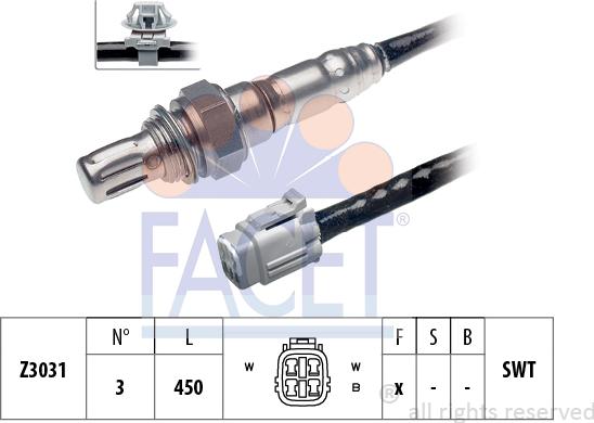 FACET 10.7866 - Lambda zonde autospares.lv