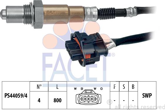 FACET 10.7342 - Lambda zonde autospares.lv