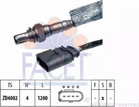 FACET 107358 - Lambda zonde autospares.lv