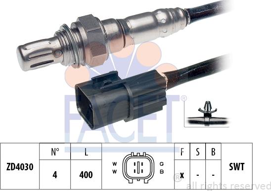 FACET 10.7389 - Lambda zonde www.autospares.lv