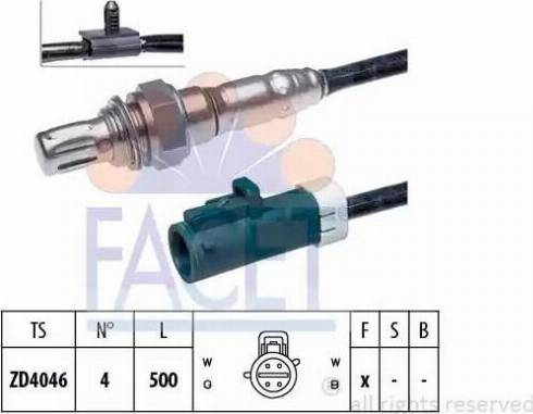 FACET 10.7324 - Lambda Sensor www.autospares.lv