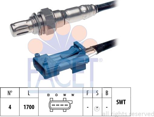 FACET 10.7224 - Lambda zonde www.autospares.lv