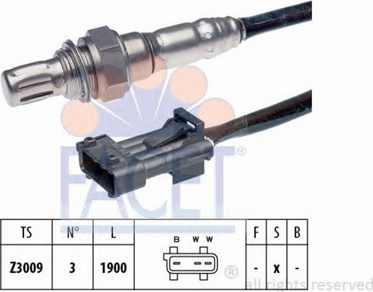 FACET 10.7220 - Lambda zonde www.autospares.lv