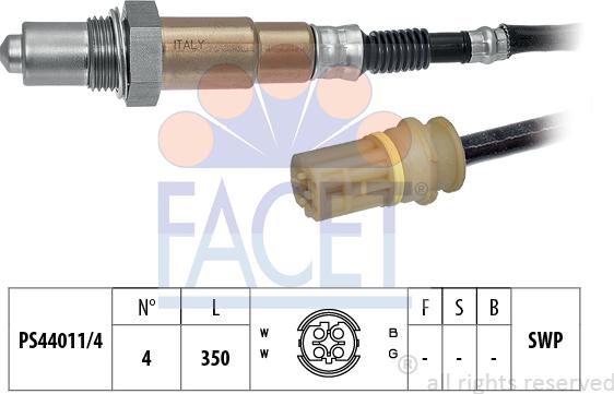 FACET 10.7274 - Lambda zonde autospares.lv