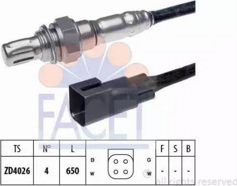 FACET 10.7704 - Lambda zonde autospares.lv