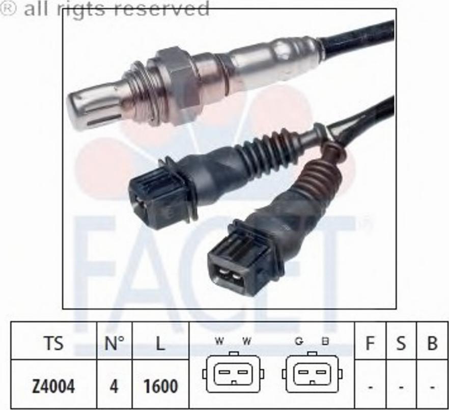 FACET 107718 - Lambda zonde www.autospares.lv