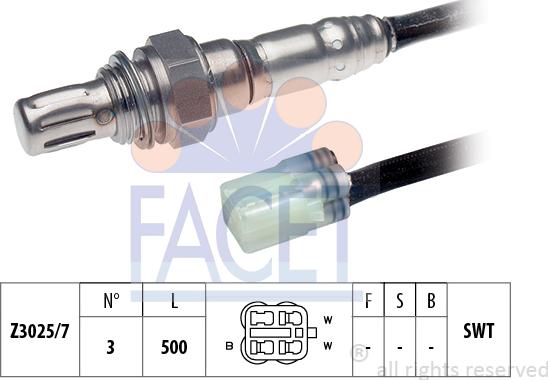 FACET 10.7786 - Lambda zonde www.autospares.lv