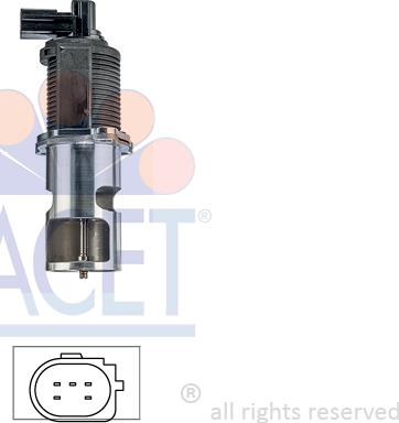 FACET 23.0060 - Izpl. gāzu recirkulācijas vārsts autospares.lv