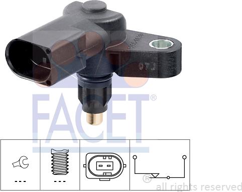 FACET 7.6253 - Slēdzis, Atpakaļgaitas signāla lukturis www.autospares.lv