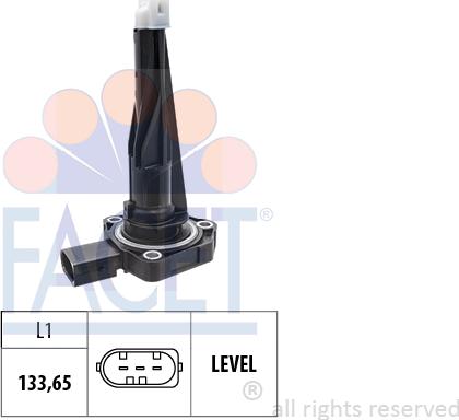 FACET 7.0245 - Sensor, engine oil level www.autospares.lv